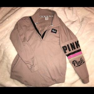 Half Snap PINK Pullover!